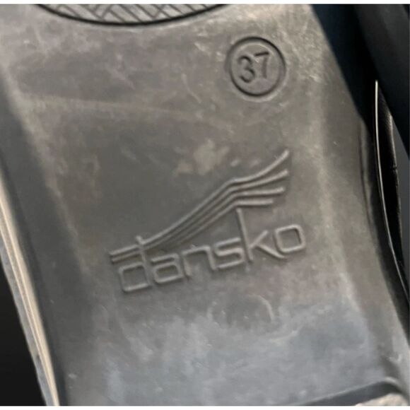 Dansko Women's Olivia Black Leather Loafer Size 37 US 6.5 7 - Picture 6 of 8